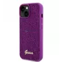 Guess Apple iPhone 15 Sequin Script Logo Case Magenta