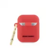 Hello Kitty Apple AirPods 1/2 Dangtelis Silikoninis 3D Kitty Galva Raudona