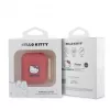 Hello Kitty Apple AirPods 1/2 Dangtelis Silikoninis 3D Kitty Galva Raudona