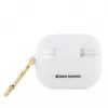 Hello Kitty Apple AirPods Pro Dangtelis Silikoninis 3D Katytės Galva Baltas