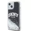 DKNY Apple iPhone 15 Hardcase Liquid Glitter Big Logo Black
