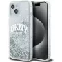 DKNY Apple iPhone 15 Hardcase Liquid Glitter Big Logo Black