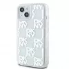 DKNY Apple iPhone 15 Hardcase Liquid Glitter Multilogo White