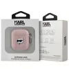Karl Lagerfeld Ikonik Saffiano Back Cover, skirta Apple iPhone 14 Pro Max - rožinė