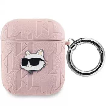 Karl Lagerfeld Ikonik Saffiano Back Cover, skirta Apple iPhone 14 Pro Max - rožinė