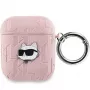 Karl Lagerfeld Ikonik Saffiano Back Cover, skirta Apple iPhone 14 Pro Max - rožinė
