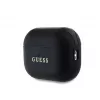 Guess Apple AirPods Pro 2 PU grūdėtas klasikinis logotipo dėklas juodas