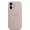 Guess Apple iPhone 17 PU Saffiano MagSafe Dėklas Rožinis