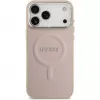 Guess Apple iPhone 17 Pro Max Silicone Case with MagSafe Classic Logo Pink