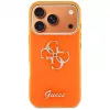 Guess IML 4G Script Metal Case, skirta iPhone 15 Pro – oranžinė