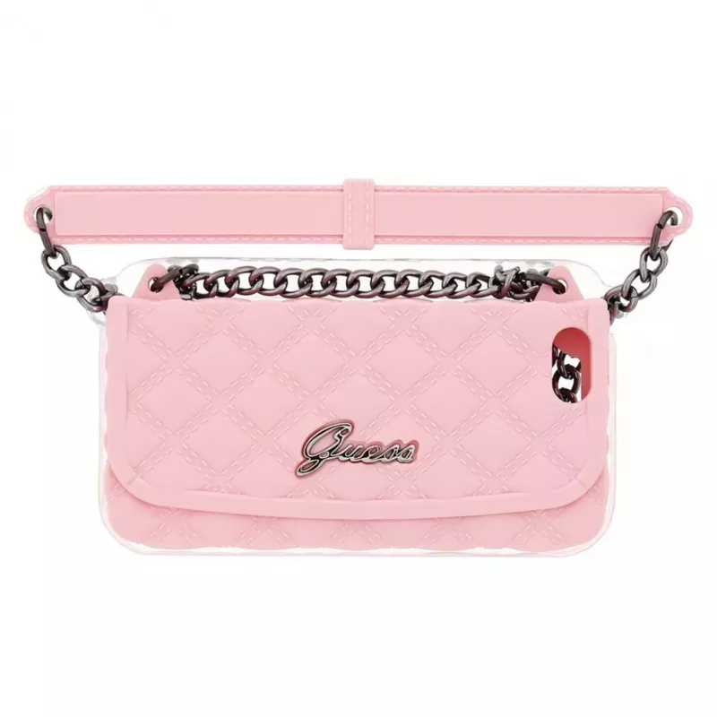Apple Quilted Clutch Silicone Case for iPhone 6 Pink