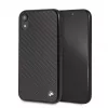 BMW Apple iPhone XR Signature Hard Case Real Carbon Black