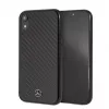 Mercedes-Benz Apple iPhone XR Hard Case Real Carbon Fiber Black