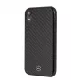 Mercedes-Benz Apple iPhone XR Hard Case Real Carbon Fiber Black