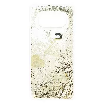 Guess Samsung Galaxy S10e Glitter Hearts Dangtelis Auksinis