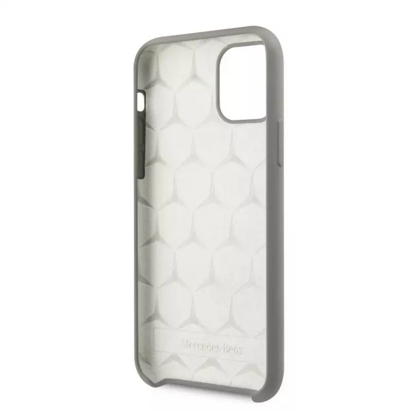 Mercedes-Benz Apple iPhone 11 Pro Liquid Silicone Case Grey