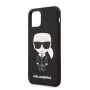 Karl Lagerfeld Apple iPhone 11 Pro Iconic Silicone Cover Black