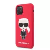 Karl Lagerfeld Iconic Body Cover, skirta Apple iPhone 11 Pro - Raudona