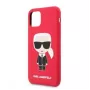 Karl Lagerfeld Iconic Body Cover, skirta Apple iPhone 11 Pro - Raudona