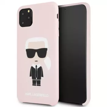 Karl Lagerfeld Apple iPhone 11 Pro Max Silikoninis Fullbody Ikonic Pink Rožinis