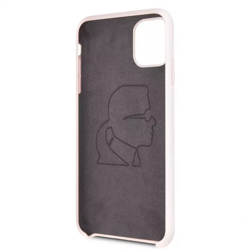 Karl Lagerfeld Apple iPhone 11 Pro Max Silikoninis Fullbody Ikonic Pink Rožinis