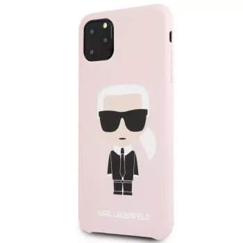 Karl Lagerfeld Apple iPhone 11 Pro Max Silikoninis Fullbody Ikonic Pink Rožinis