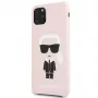 Karl Lagerfeld Apple iPhone 11 Pro Max Silikoninis Fullbody Ikonic Pink Rožinis