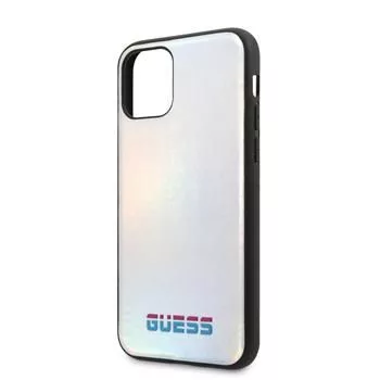 Guess Apple iPhone 11 Pro Iridescent Dangtelis Sidabrinis