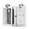 Karl Lagerfeld Apple iPhone 11 Pro Silicone Ikonik White Outline Black Back Cover