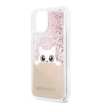 Guess Apple iPhone 11 Pro Glitter Peek and Boo Dangtelis Rožinis