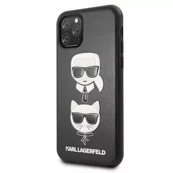 Karl Lagerfeld Apple iPhone 11 Pro Karl Lagerfeld and Choupette dėklas juodas