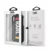 Karl Lagerfeld Apple iPhone X/XS PU dėklas su dirželiu Juodas