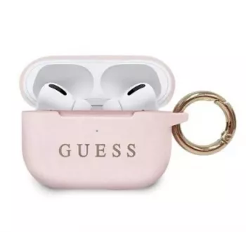 Guess Apple Silicone Cover for AirPods Pro Light Pink