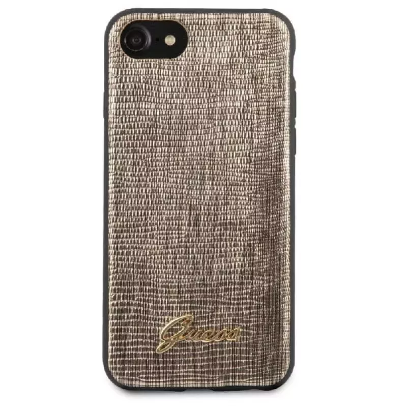 Guess Apple iPhone 7/8/SE2020 Lizard Cover Gold