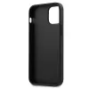 Guess GUHCP12SVSATMLRE Saffiano Hard Case, skirta Apple iPhone 12 Mini - raudona