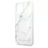 Guess Apple iPhone 12/12 Pro PC/TPU Marble Cover White