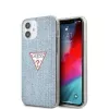 Guess Apple iPhone 12 mini 5,4'' PC/TPU Denim Triangle Cover šviesiai mėlyna