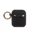 Guess Triangle Silicone Case for AirPods Pro (1st & 2nd Gen) - Black