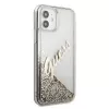 Guess Apple iPhone 12 Mini 5.4 colio Liquid Glitter Vintage Dangtelis Auksinis