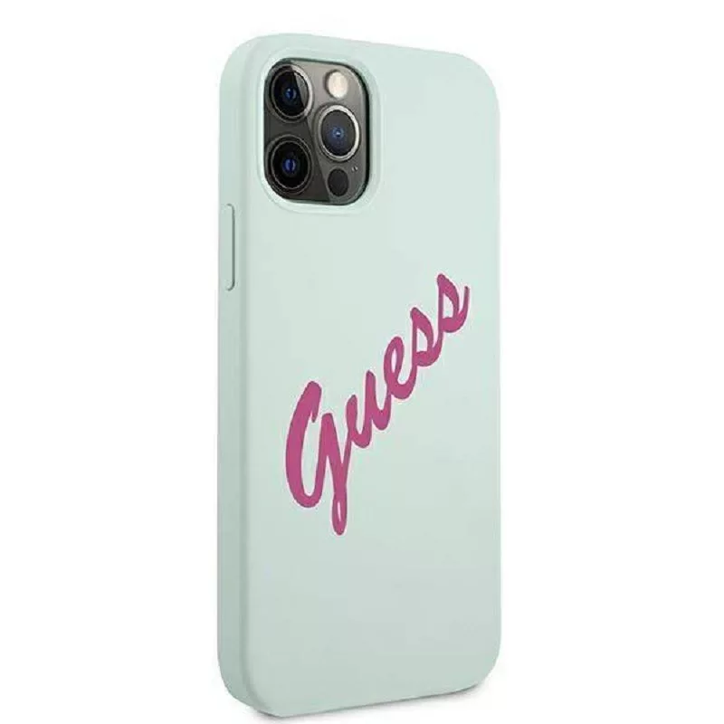 Guess Apple iPhone 12 Pro Max 6,7'' Fuschia Cover Blue