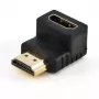 Hama High-Speed HDMI kampinis adapteris, kištukas - lizdas, 270°