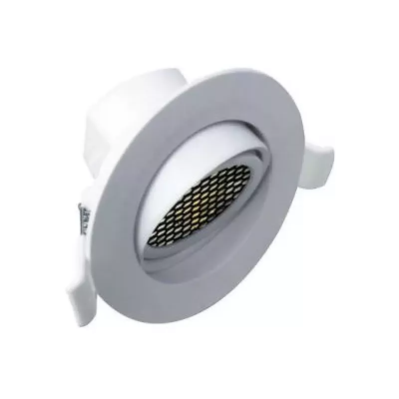 LEDURO LED Integrated Light 7W 700lm 4000K Neutral White Round Recessed Panel