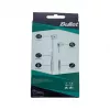 BULLET Earphones 3.5mm, 120 cm, White