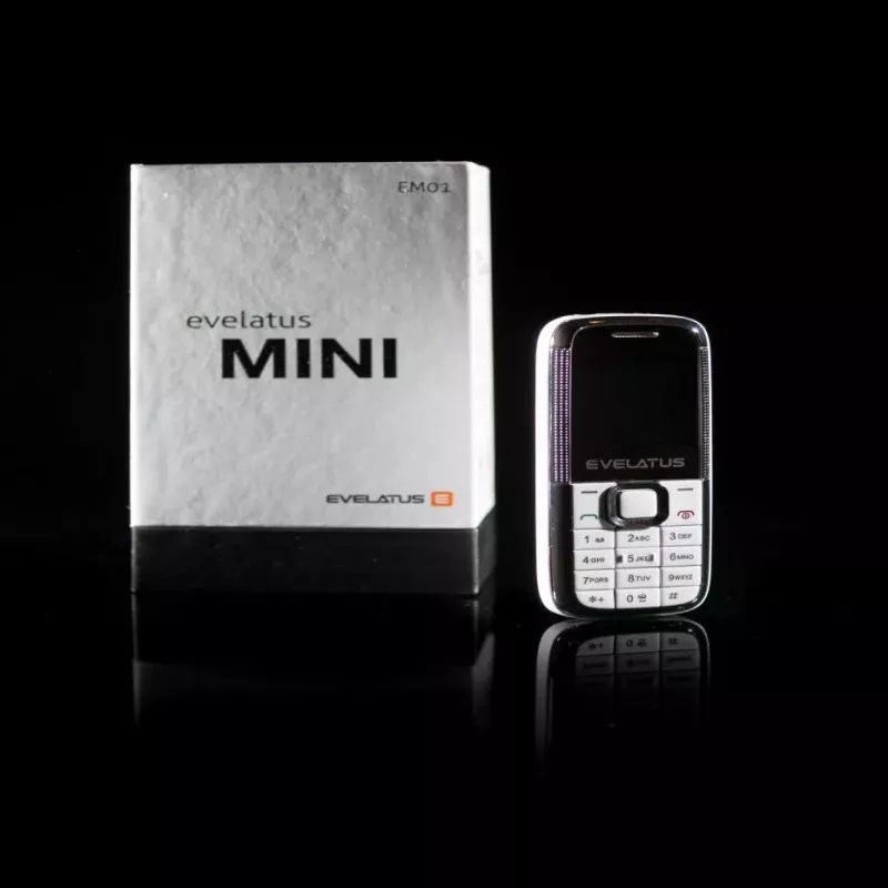 Evelatus Mini DS (EM01) nešiojamas Bluetooth garsiakalbis baltas
