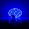 iLike Bumba ar puķēm 465 200LED D-20cm Blue Dekoratyvinis LED šviesos rutulys su gėlėmis