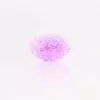 LED dekoratyvinis rutulys su gėlių raštu, 50 LED, 11 cm, violetinis