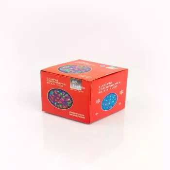 RS-208 LED Flower Ball 50 LEDs White 11 cm