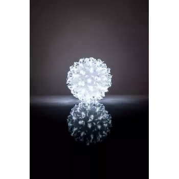RS-208 LED Flower Ball 50 LEDs White 11 cm