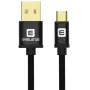 Evelatus Data Cable Micro USB EDC02 Dual Side Gold Plated Connectors Black