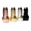 Evelatus Universal Car Charger ECC01 2USB Port 3.1A with Stainless Steel Escape Tool Silver